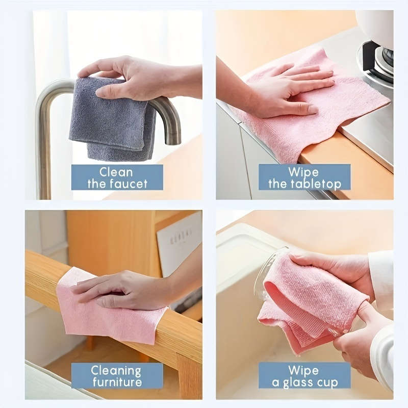 Extra Soft Microfiber Cleaning Cloths - 20/Roll