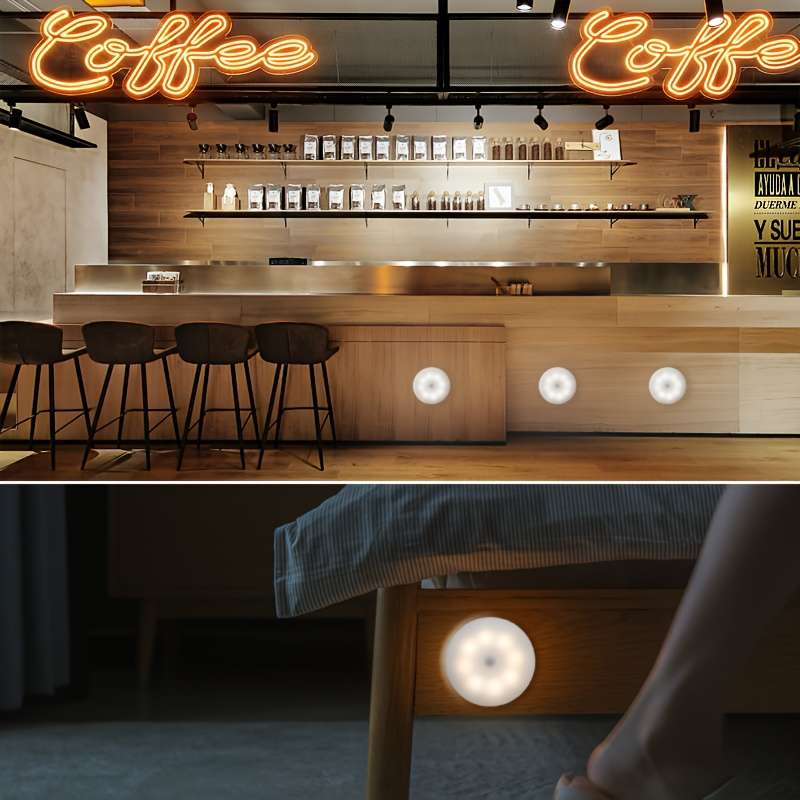 1pcs Led Motion Sensor Night Light Super Sensitive