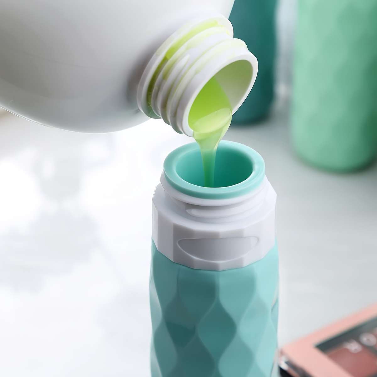 Silicone Bottle 3 oz Leakproof Squeezable