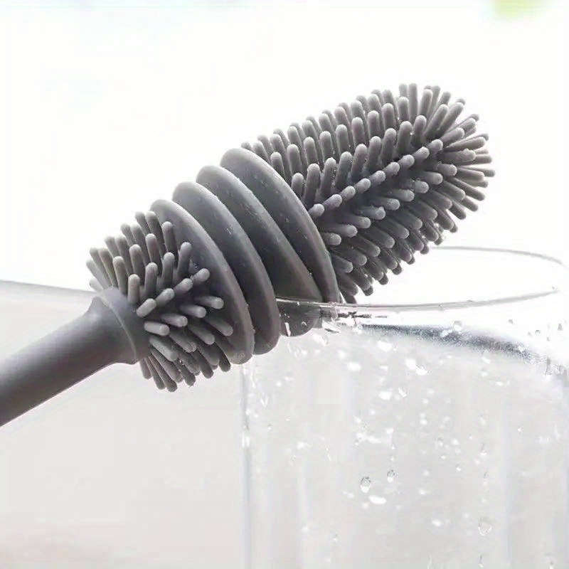 Long Handled Silicone Bottle Cleaning Brush