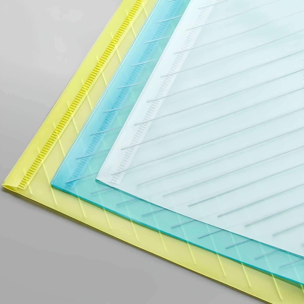 10-Pack A4 Transparent Folders