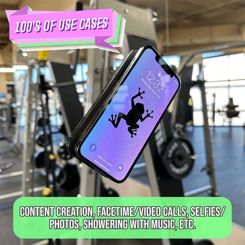 1 x Premium Silicone Suction Cup Phone Holder - Strong Single-Sided Adhesive Grip For Iphone And And