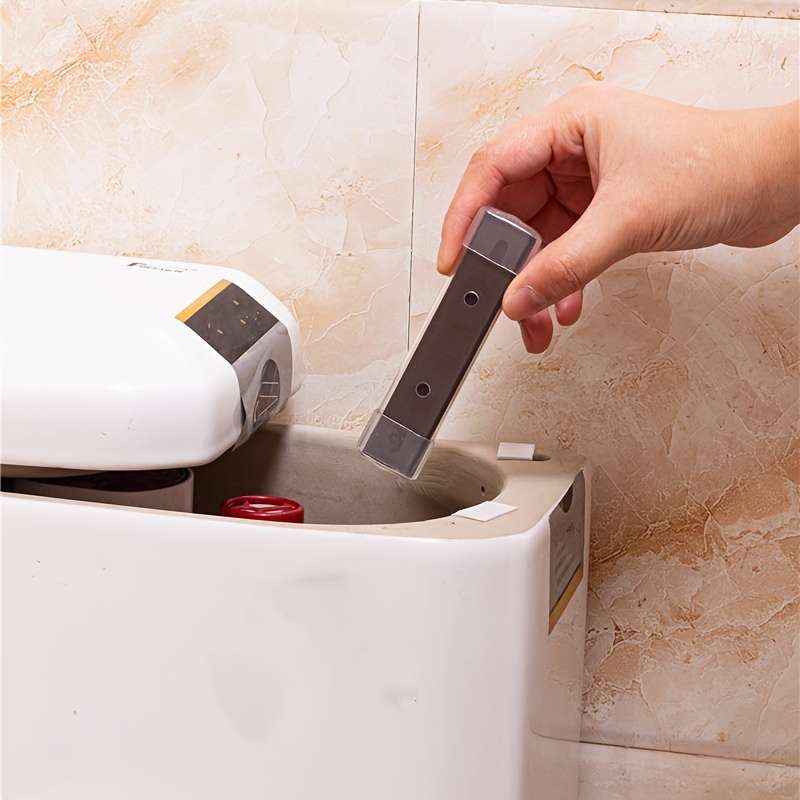 Magnetic toilet bowl cleaner