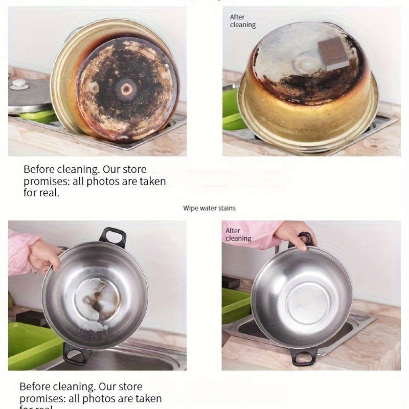 Multipurpose Cleaning Sponge For Pots, Rust Removal And Dishwashing, Microfiber Scouring Pad Dishwas