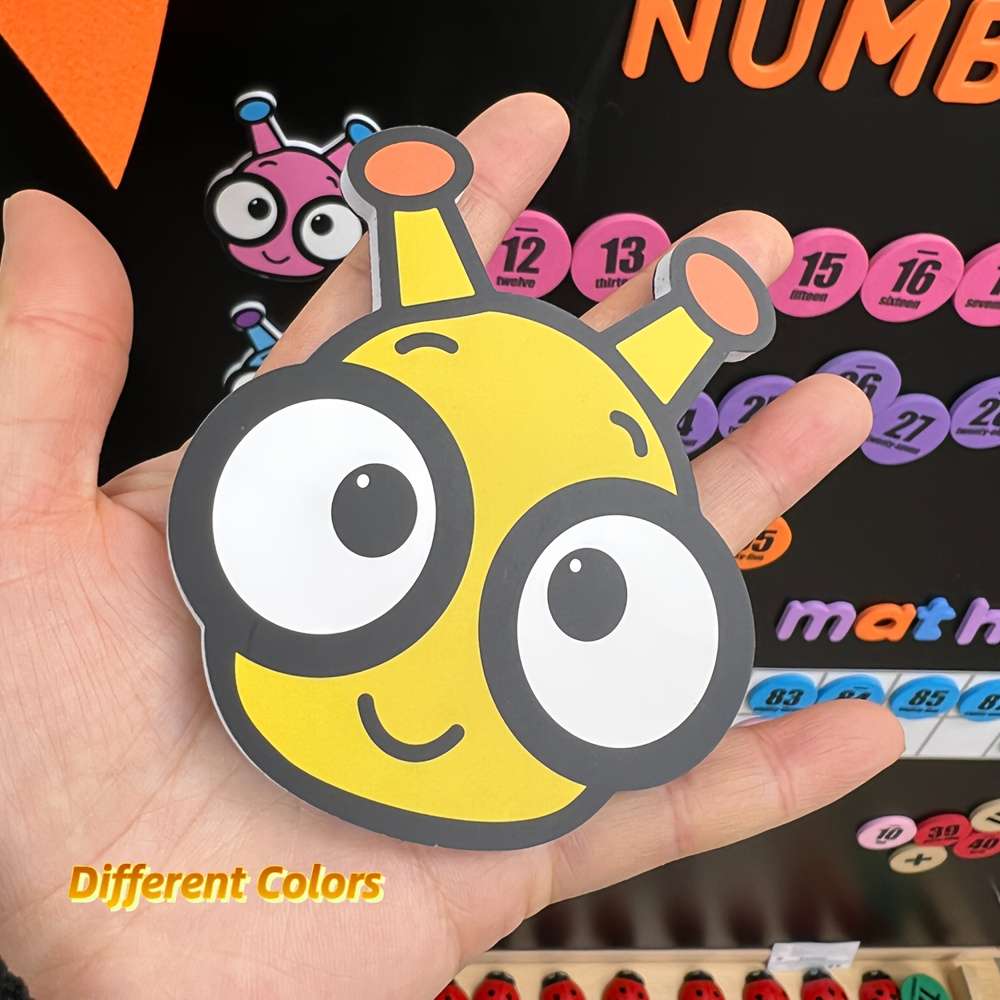 8-Piece Magnetic Cartoon Whiteboard Stand Set