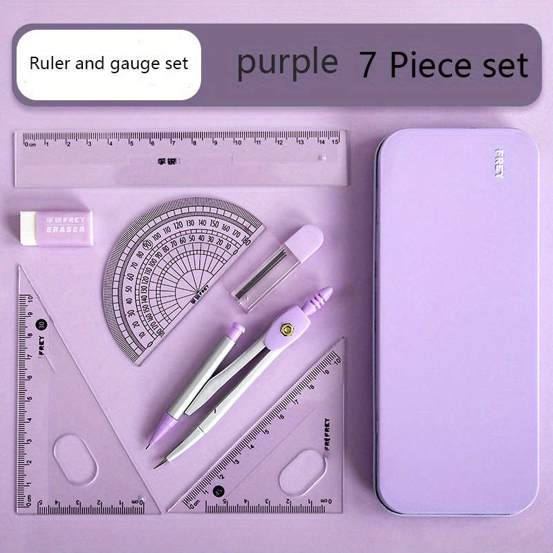 7-In-1 Durable Measuring And Drawing Set