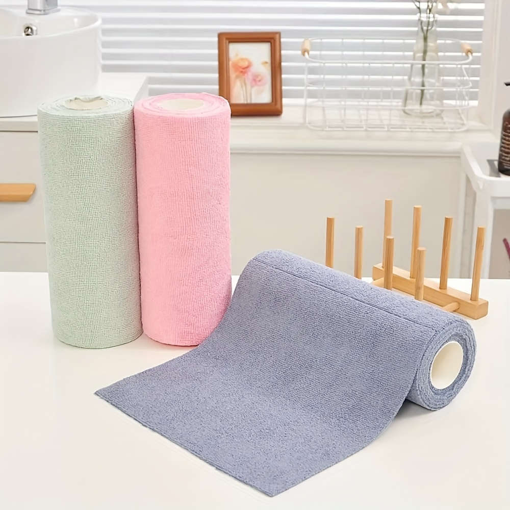 Extra Soft Microfiber Cleaning Cloths - 20/Roll