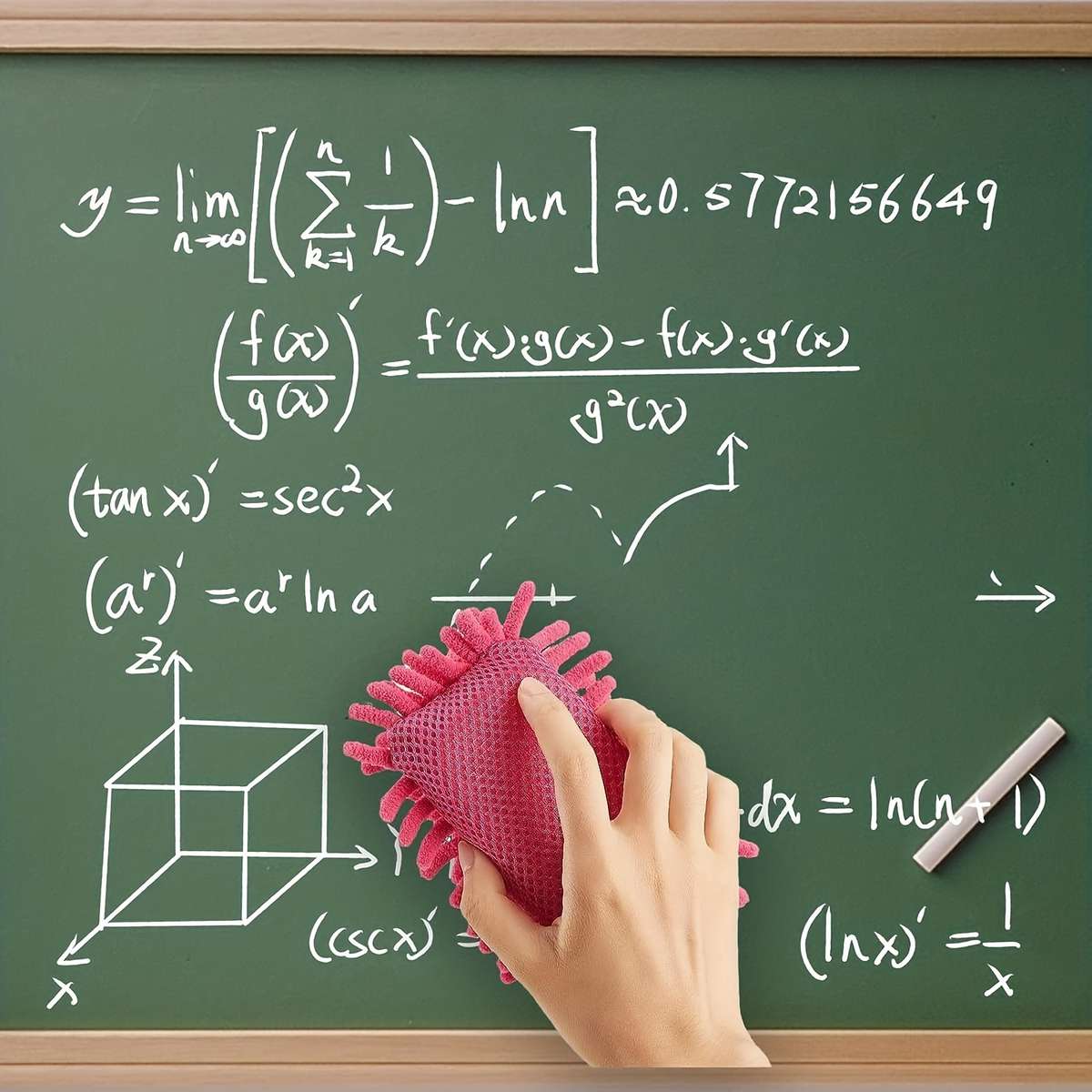 1 Piece Magnetic Microfiber Whiteboard Eraser