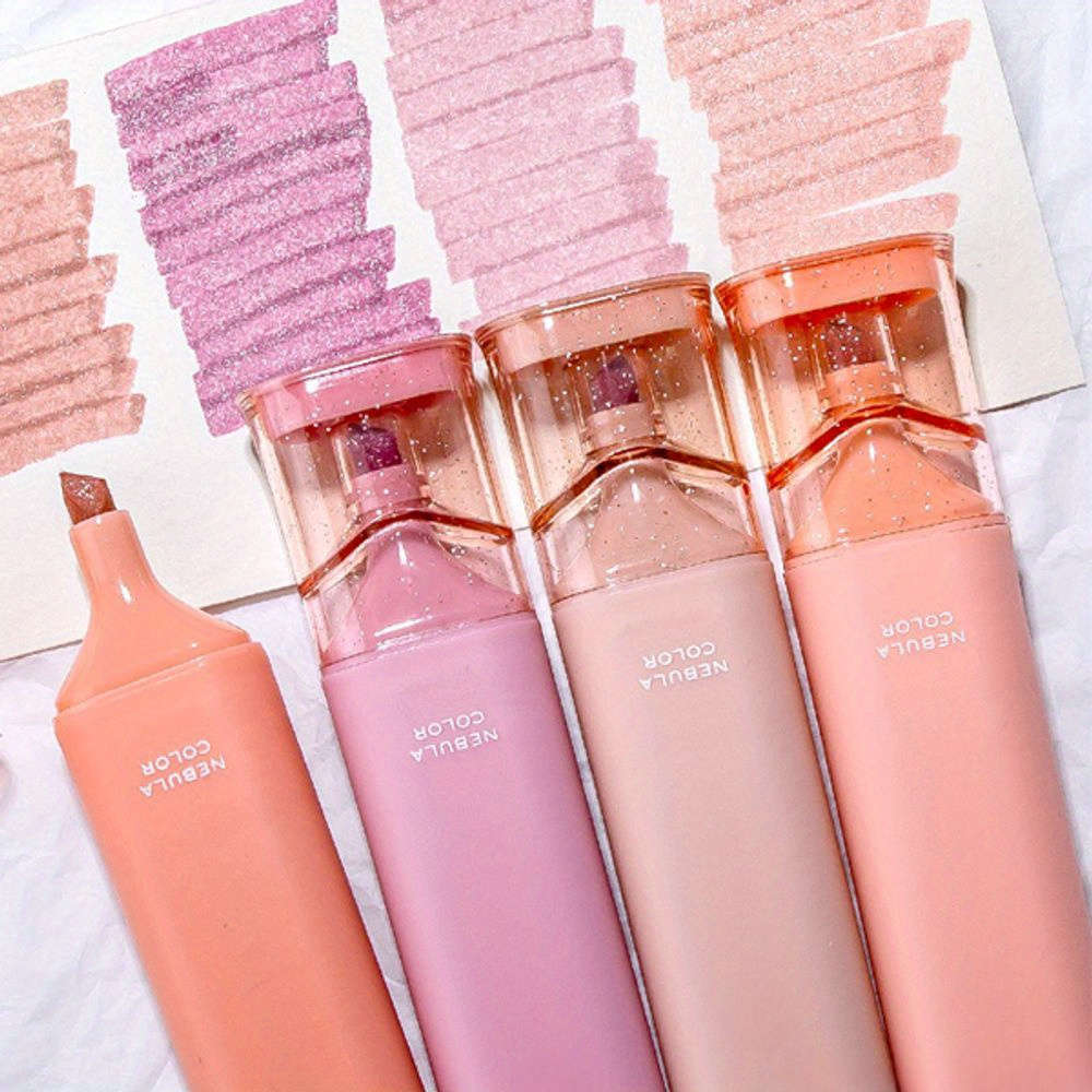 4-Pack Glitter Highlighters