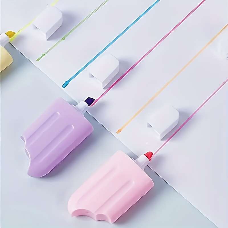 6-Piece Mini Popsicle Highlighter Set