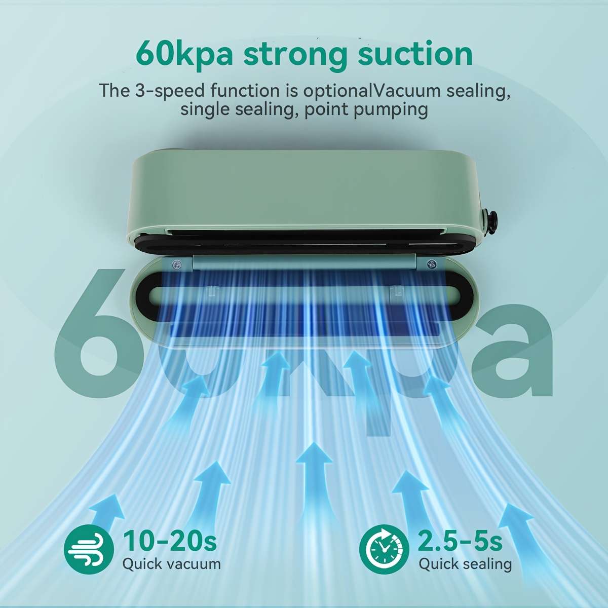 Portable Food Sealer Rechargeable Usb