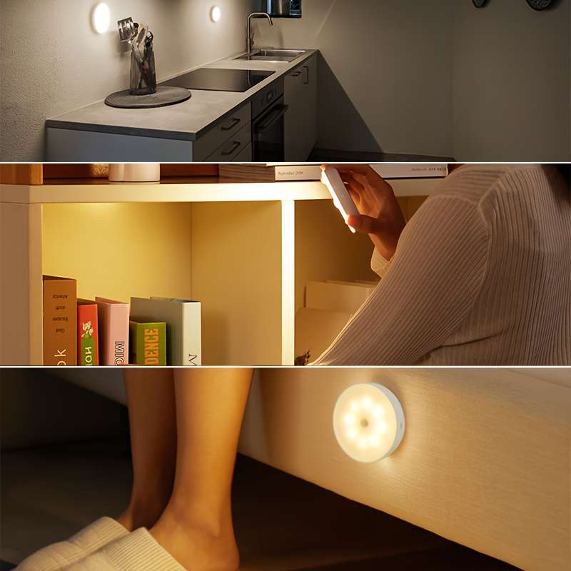 1pcs Led Motion Sensor Night Light Super Sensitive