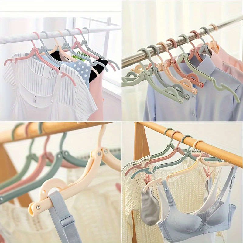 10 Pieces Portable Folding Travel Hangers