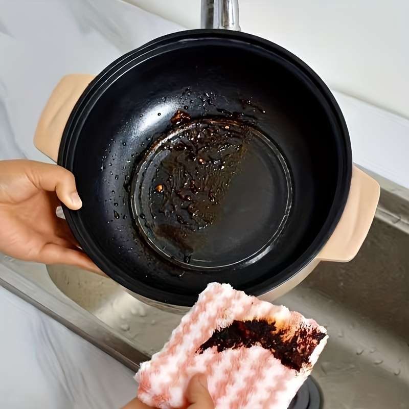 5Pcs Microfiber Dishwashing Towels