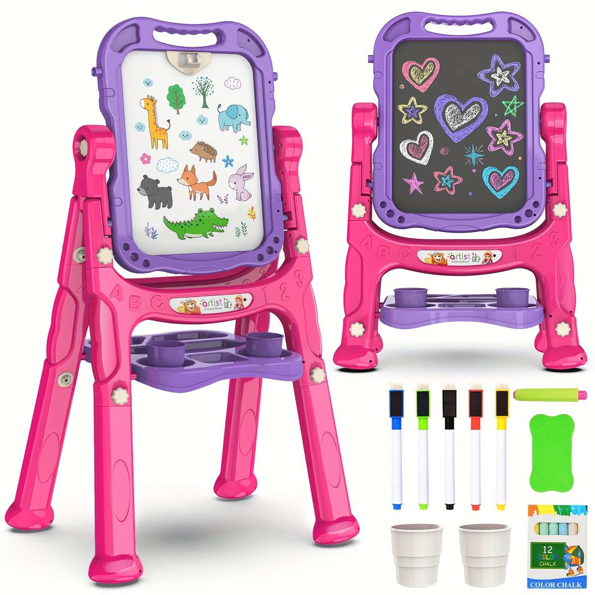 1 Bat Top Double Sided Adjustable Kids Sar Easel