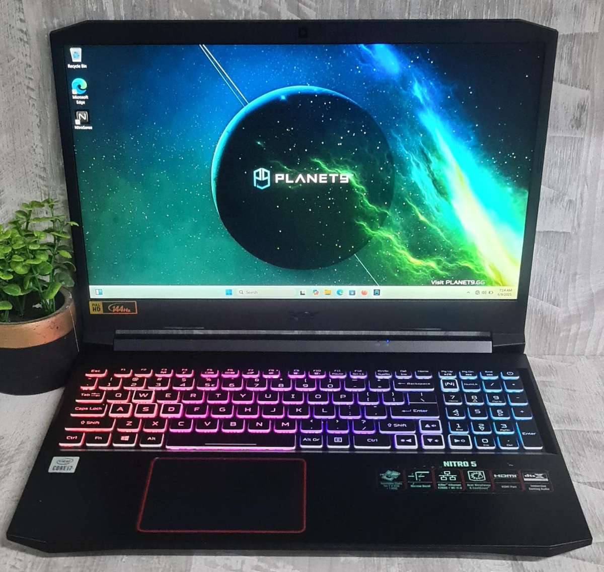 Acer Nitro 5 RTX 3060 6GB GDDR6 Core i7 10750H 32GB DDR4 RAM 2TB Storage Gaming Laptop