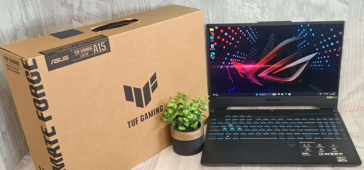 Asus Tuf RTX 4050 6GB GDDR6 Vram Ryzen 7 7735HS 16GB DDR5 4800MHz Ram 512GB Nvme SSD Gaming Laptop