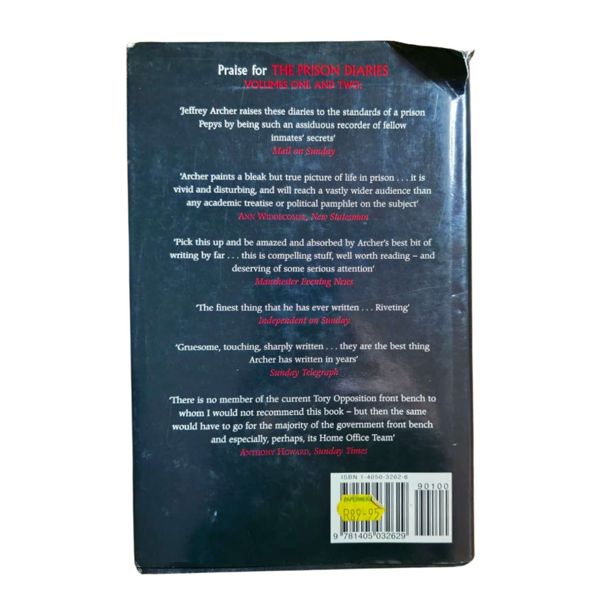 A Prison Diary Volume III: Heaven - Jeffrey Archer