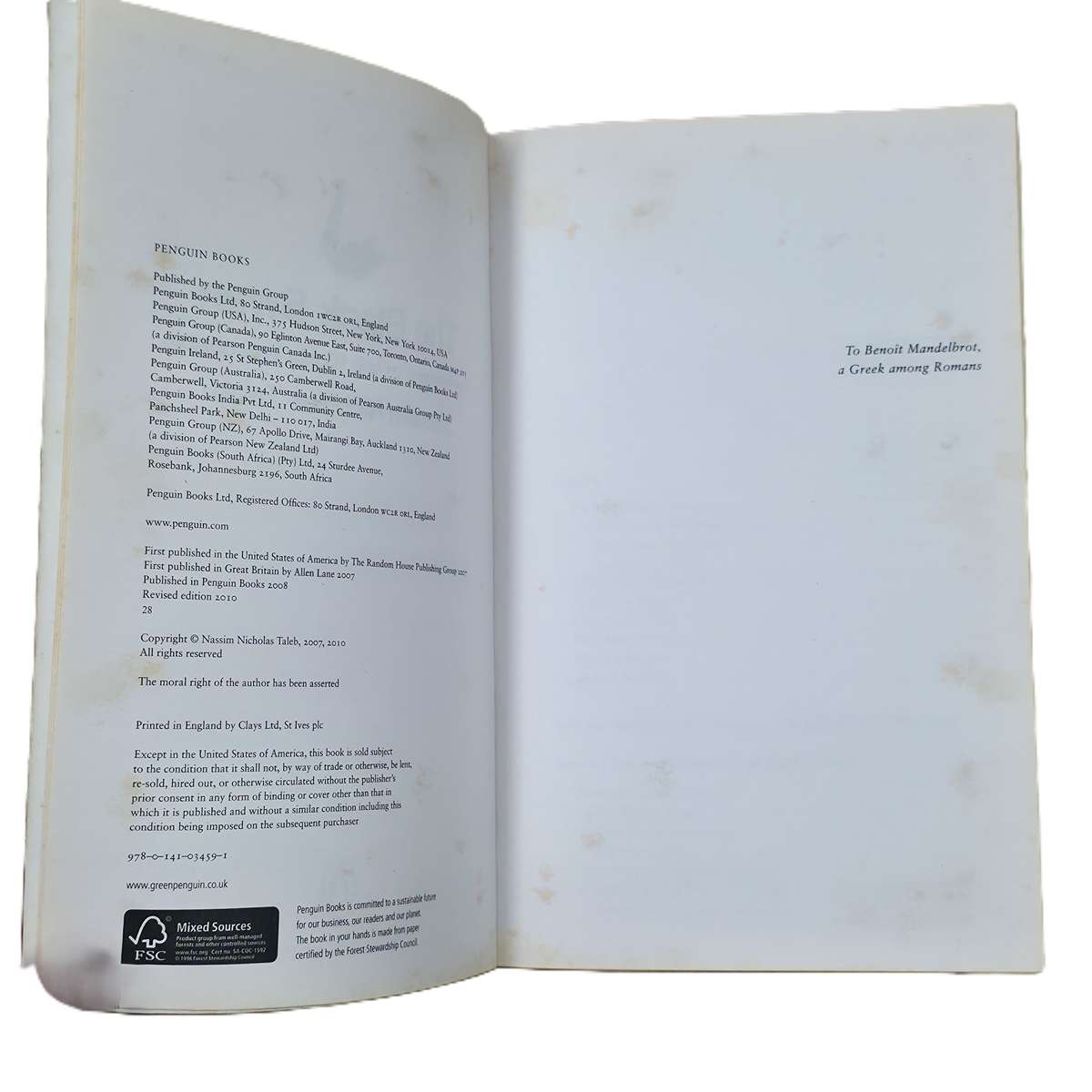 The Black Swan - Nassim Nicholas Taleb