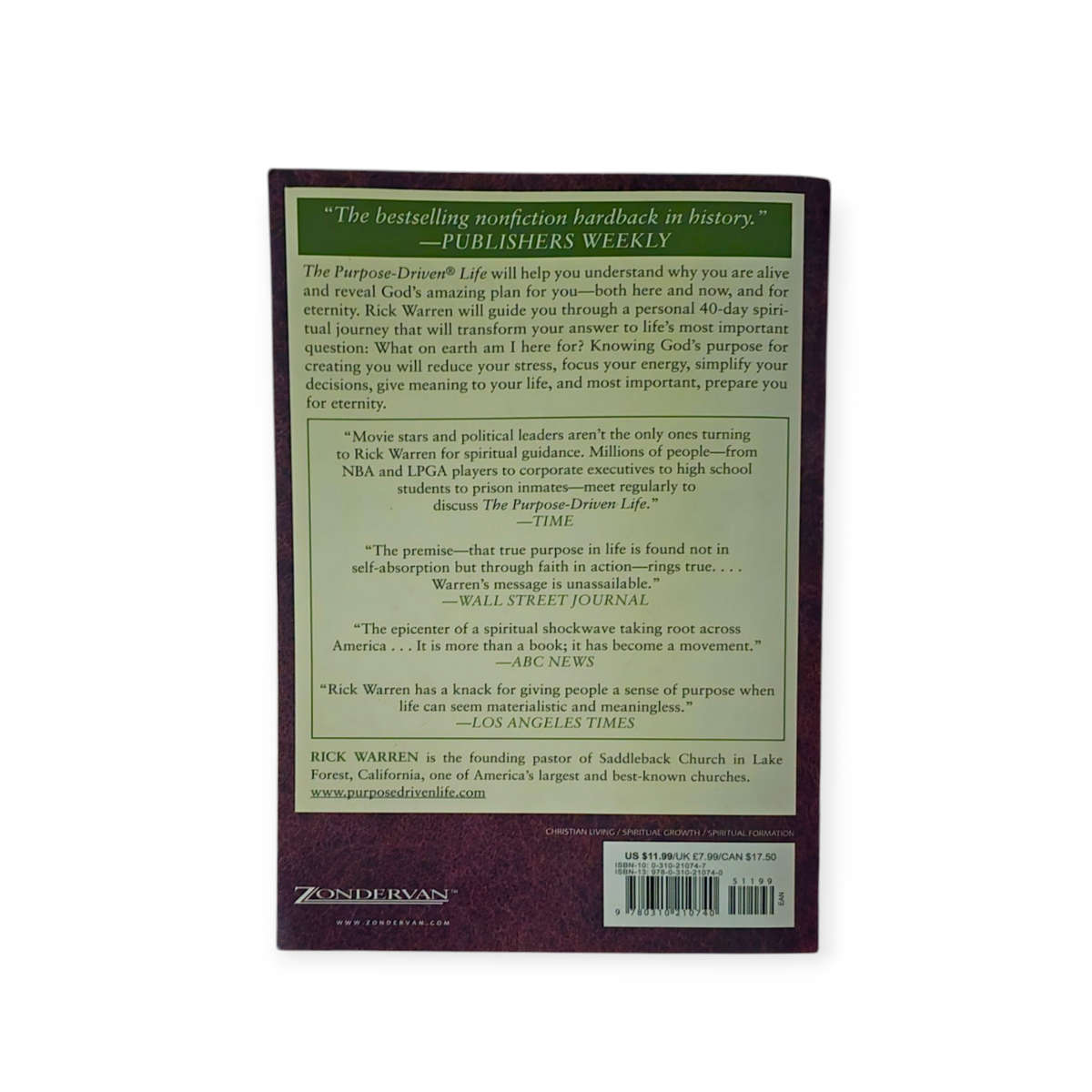 The Purpose-Driven Life - Rick Warren