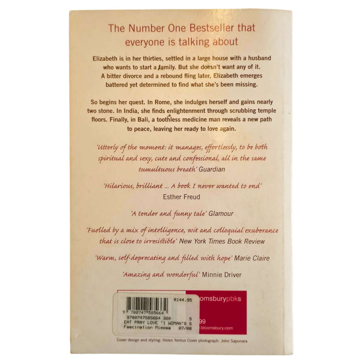 Eat Pray Love - Elizabeth Gilbert