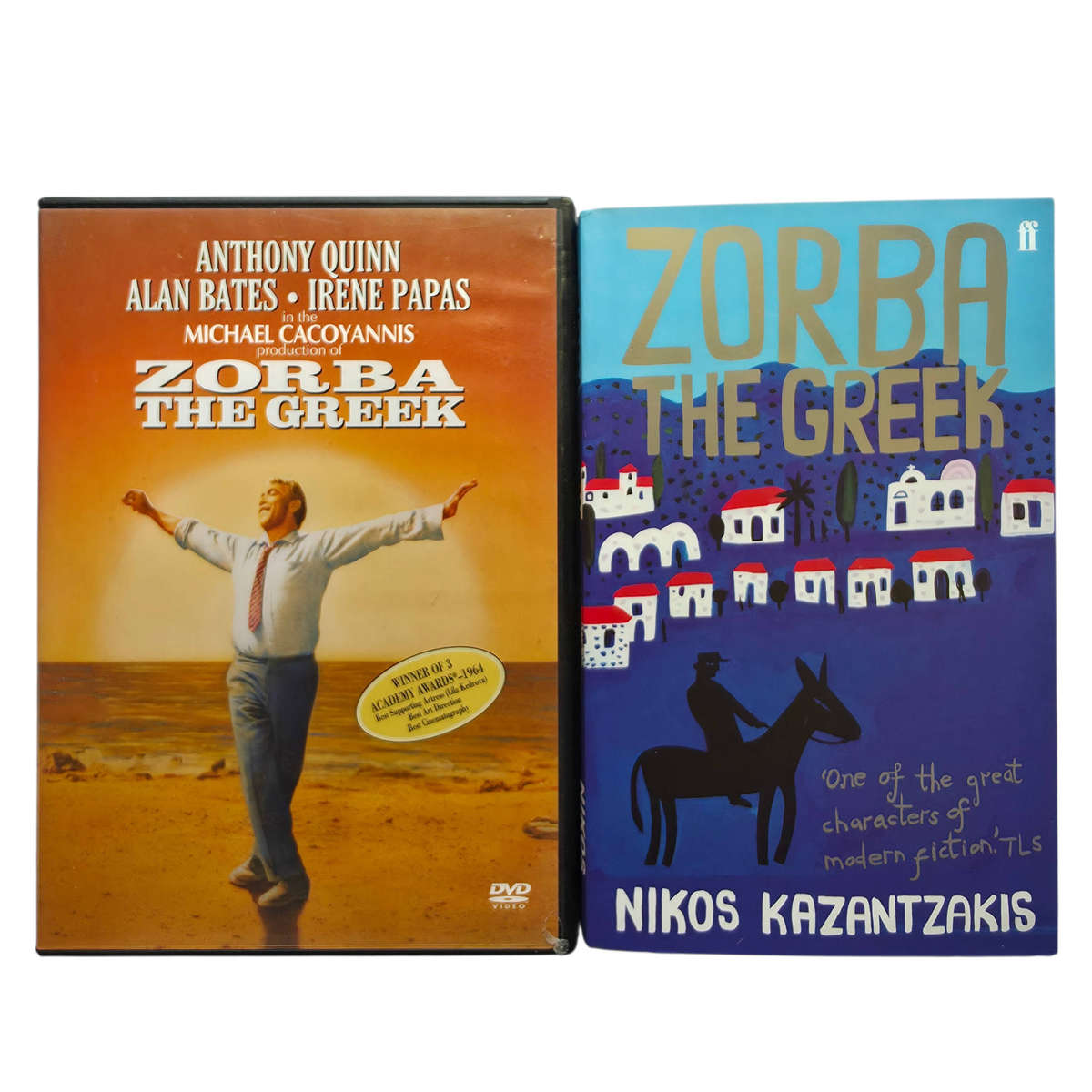 Zorba the Greek - Nikos Kazantzakis DVD and Book Combo