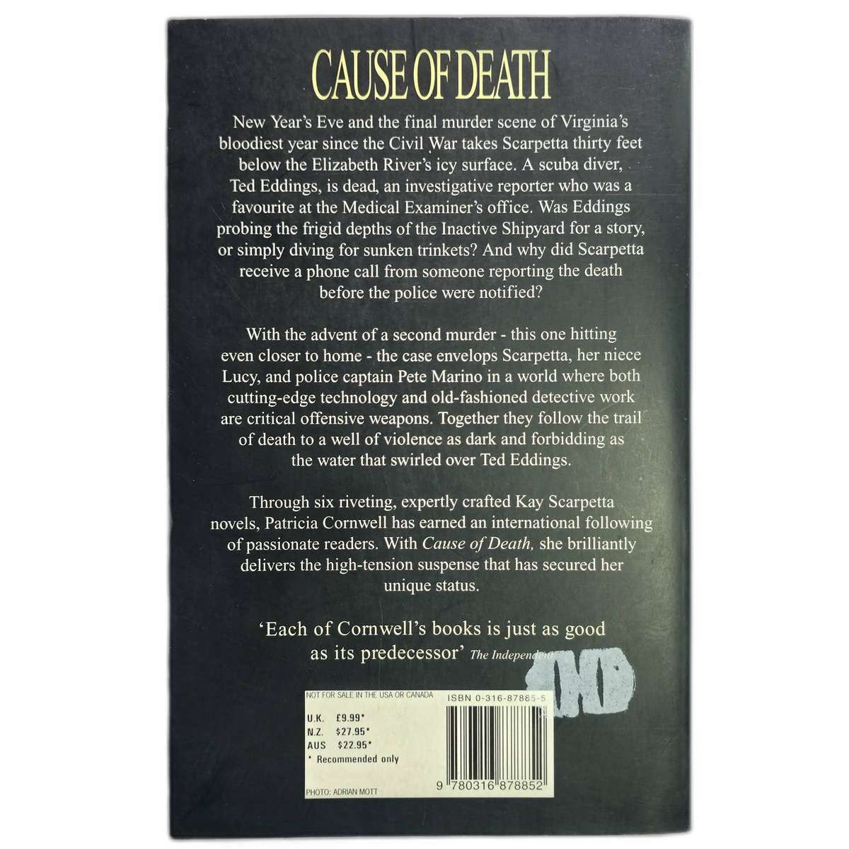 Cause of Death - Patricia Cornwell