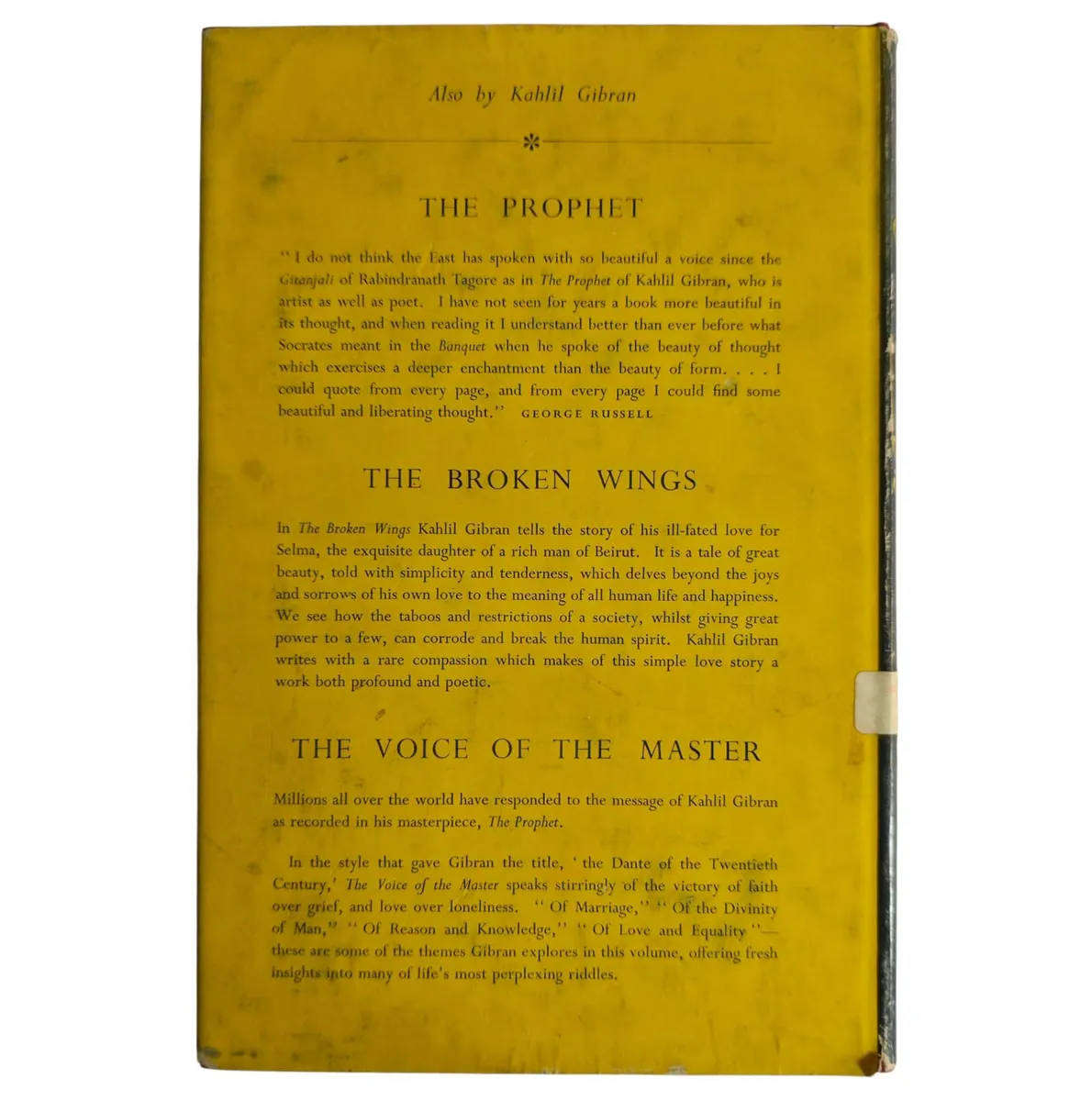 Kahlil Gibran: A Self-Portrait