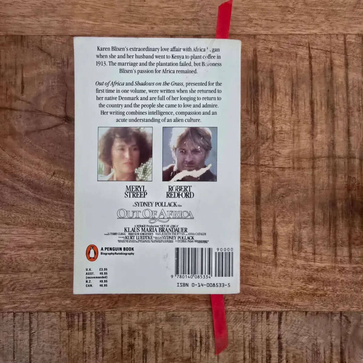 Out of Africa - Karen Blixen