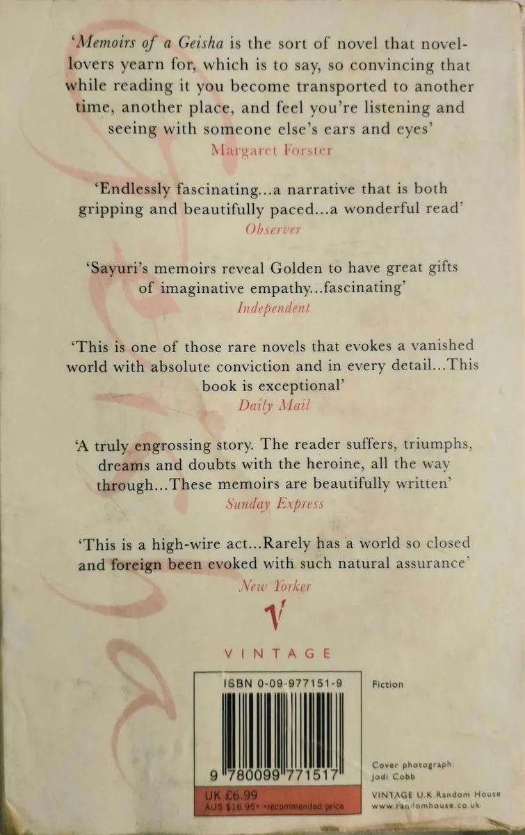 Memoirs of a Geisha - Arthur Golden