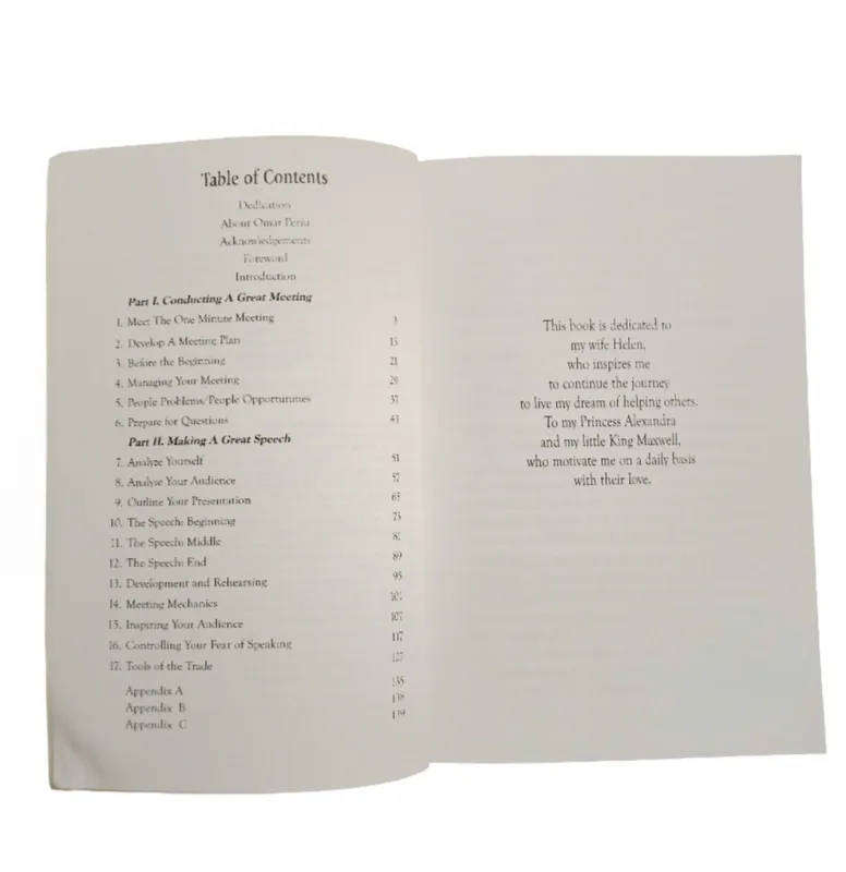 The One Minute Meeting - Omar Periu
