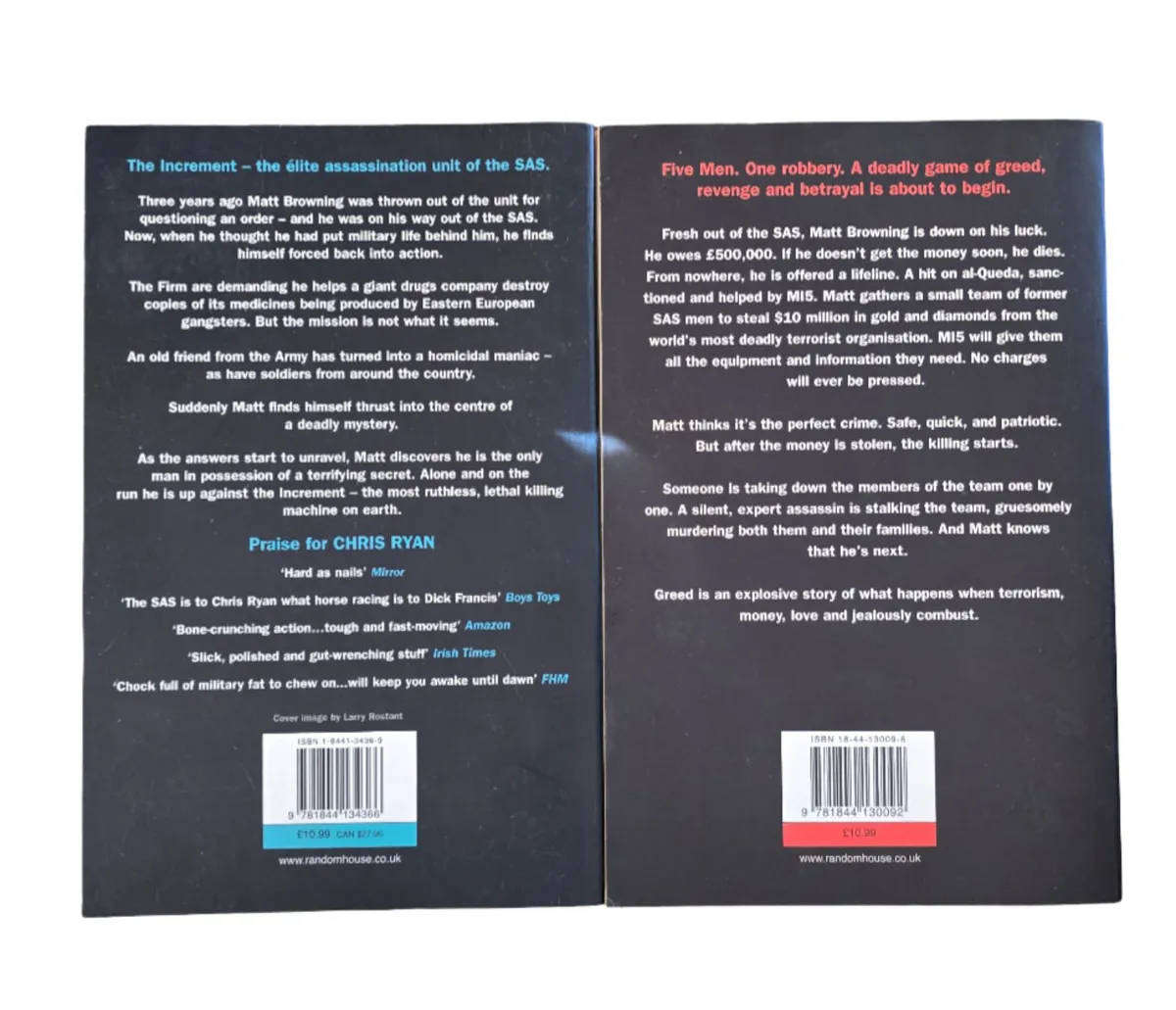 Chris Ryan Matt Browning 2-pack bundle