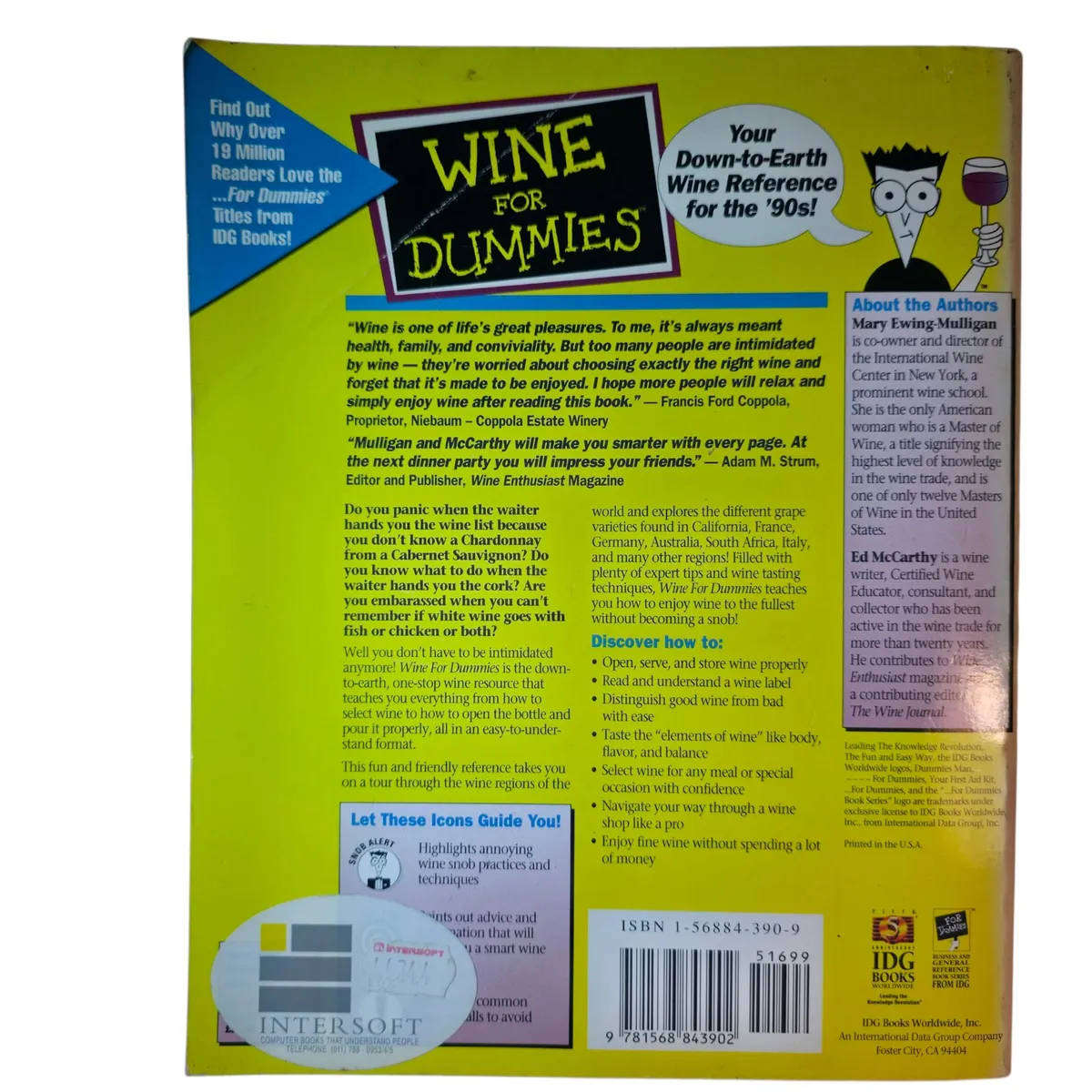 Wine for Dummies - Ed McCarthy
