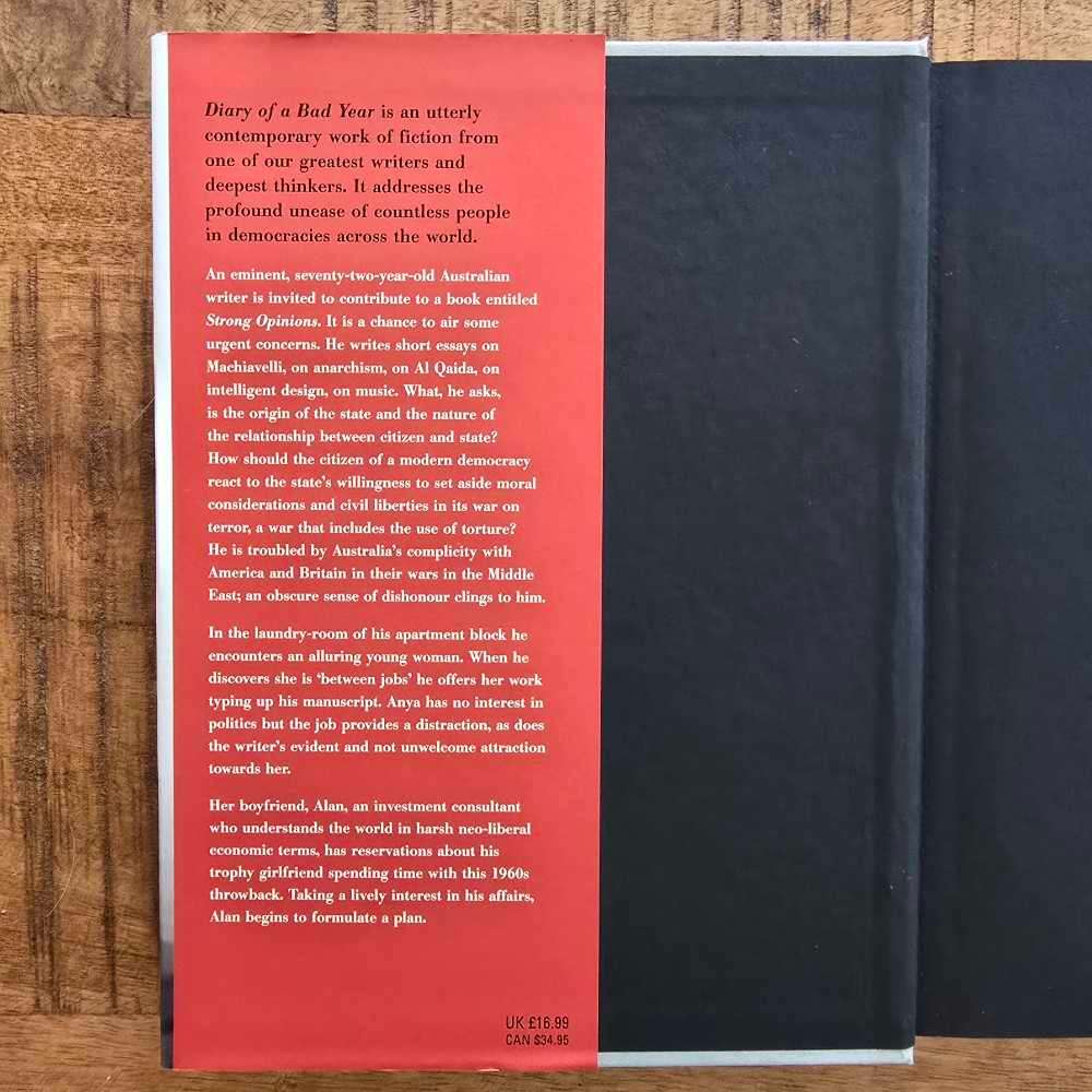 Diary of a bad year - JM Coetzee