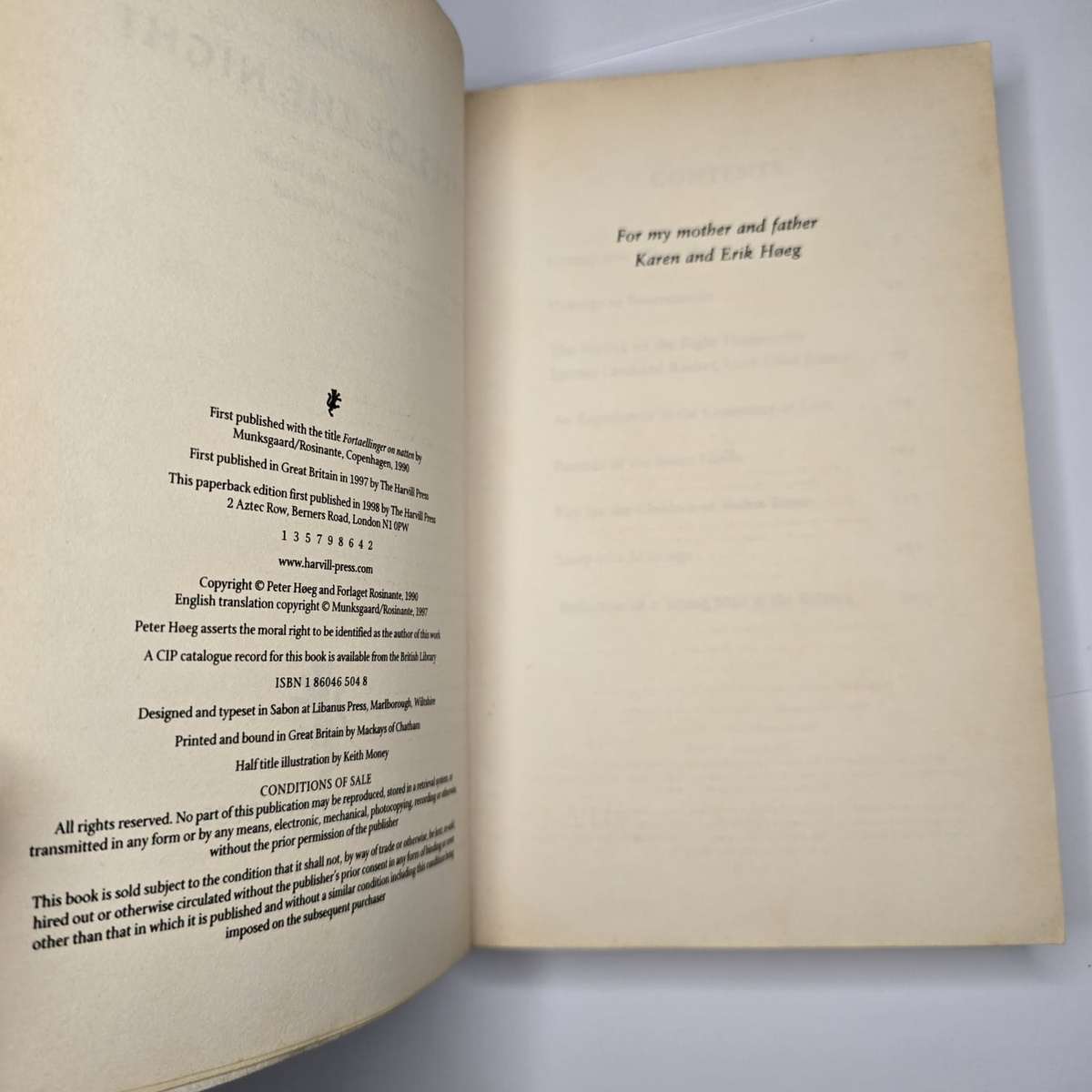 Tales of the Night by Peter Høeg