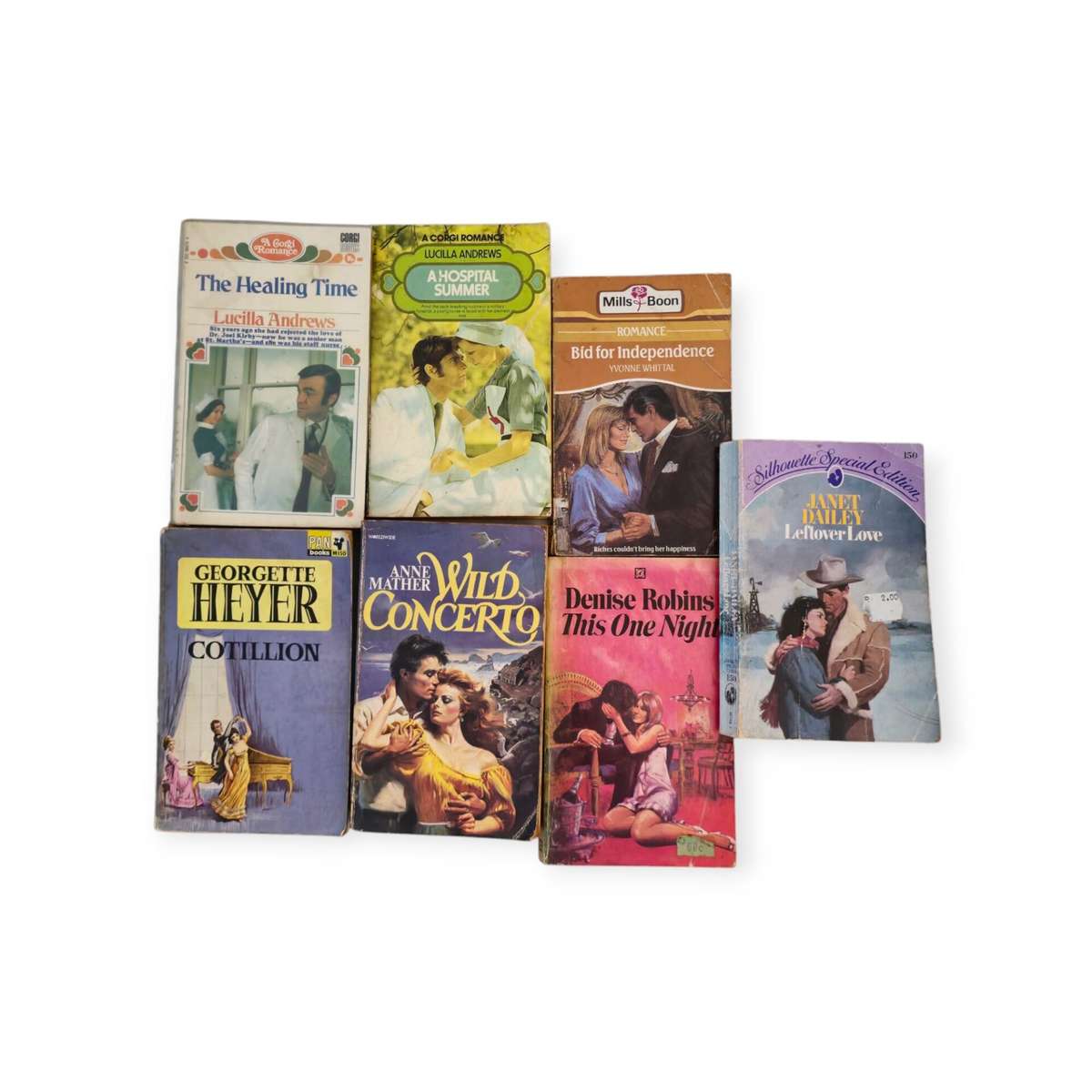 Vintage romance BUNDLE value pack - 7 novels