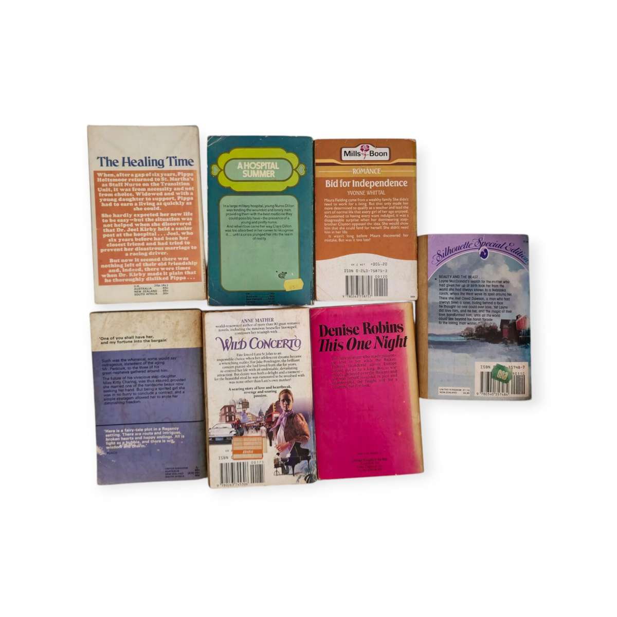 Vintage romance BUNDLE value pack - 7 novels