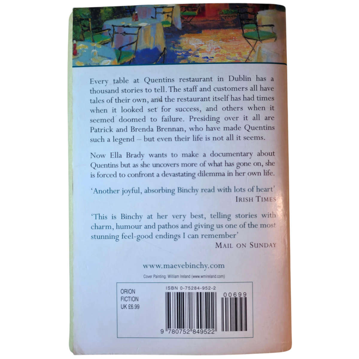 Quentins - Maeve Binchy