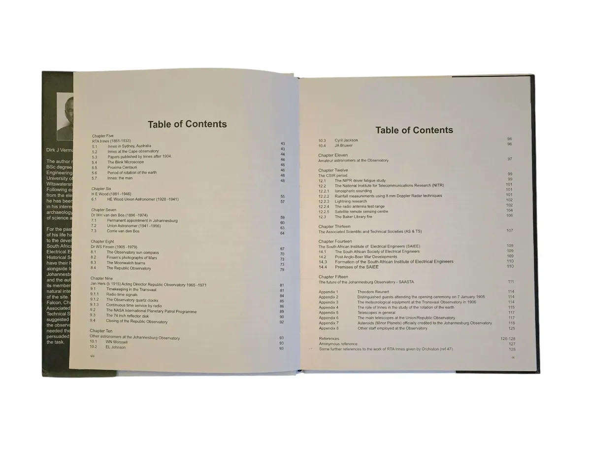 Living Amongst the Stars at the Johannesburg Observatory - Dirk J Vermeulen