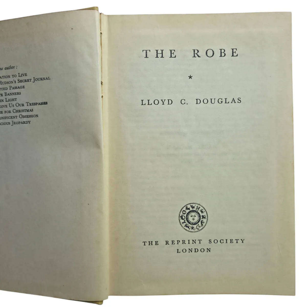 The Robe - Lloyd C Douglas