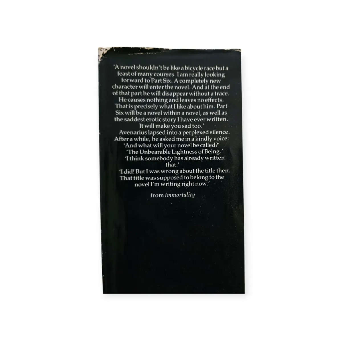 Immortality - Milan Kundera