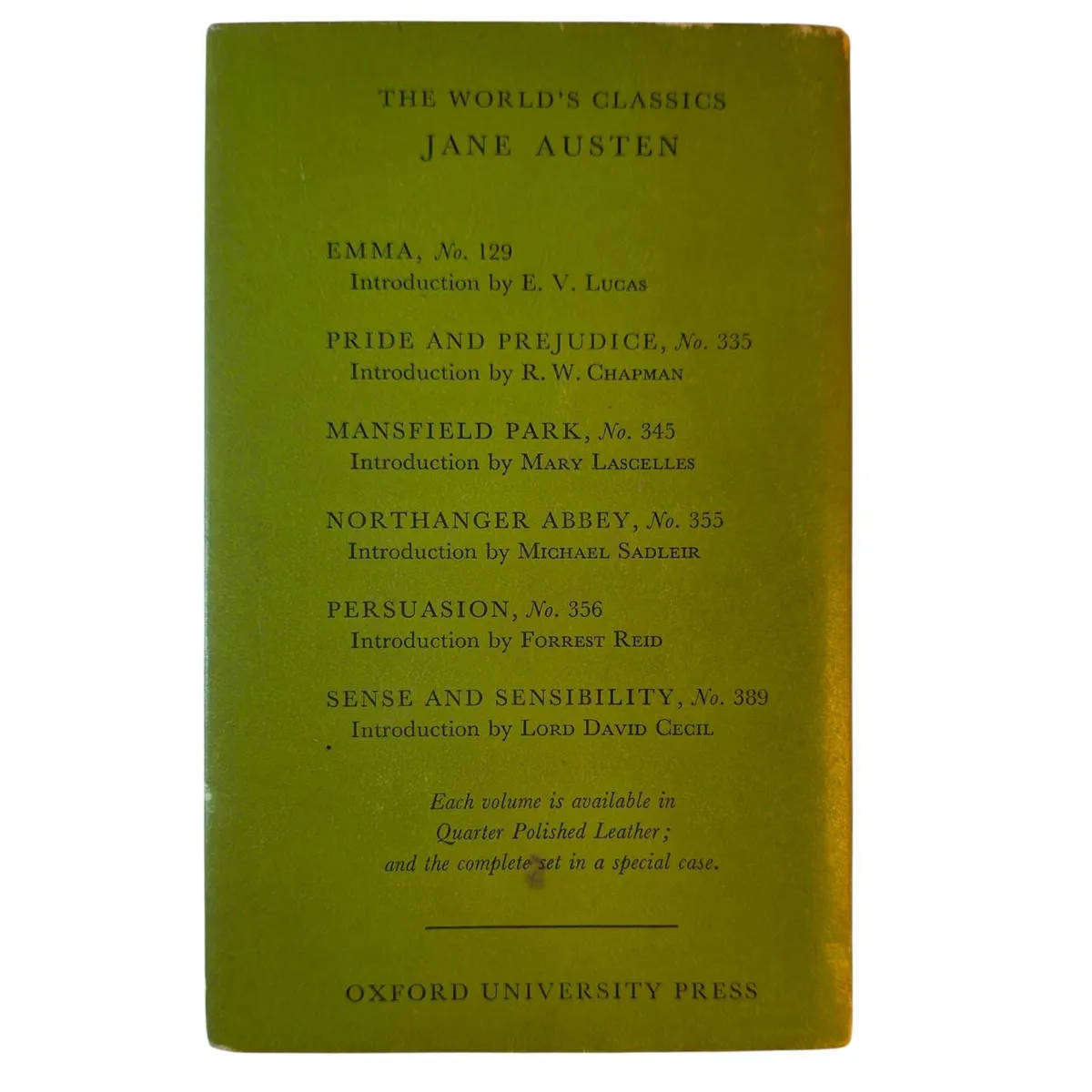 Northanger Abbey - Jane Austen