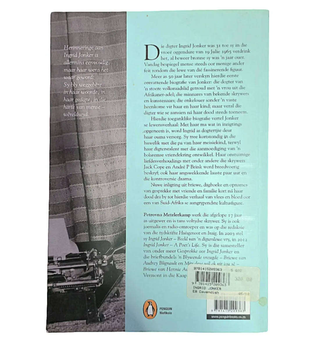 Ingrid Jonker: 'n Biografie - Peteovna Metelerkamp