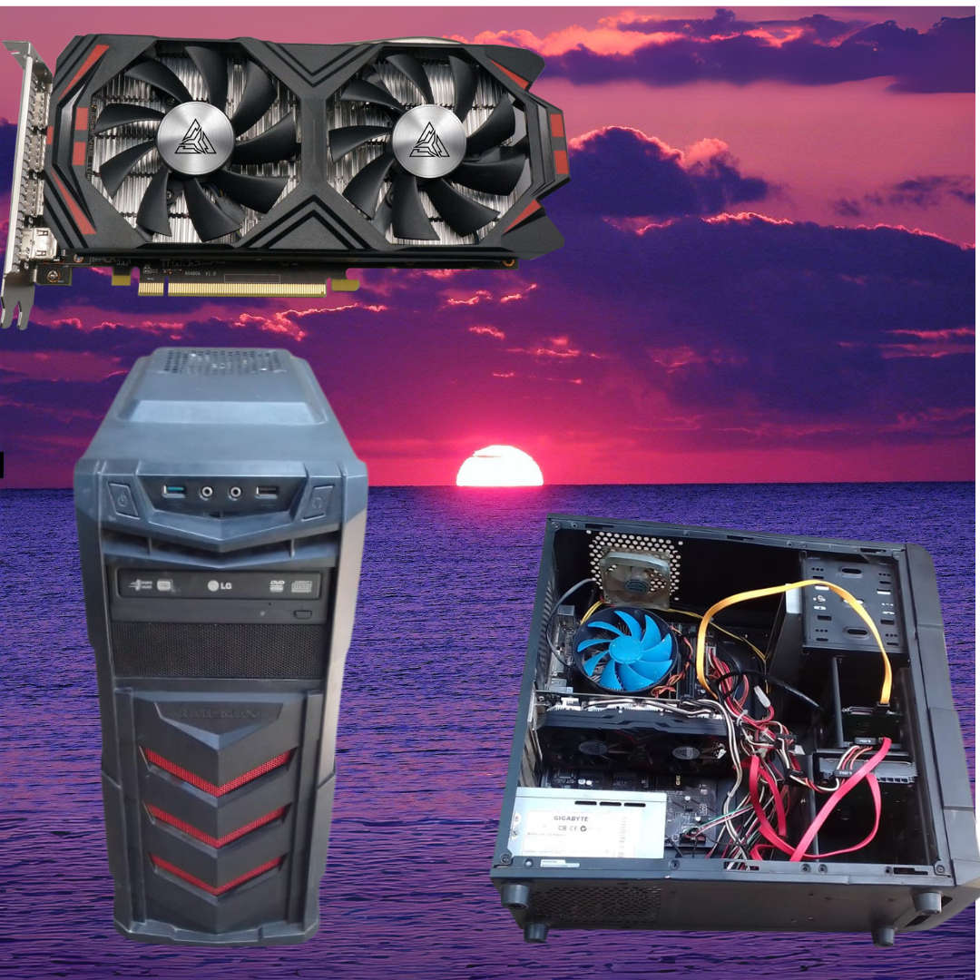 Gaming/Workstation PC i5-7500, RX 580 8GB, 12GB RAM, 256GB SSD + 750GB HDD, Win 11