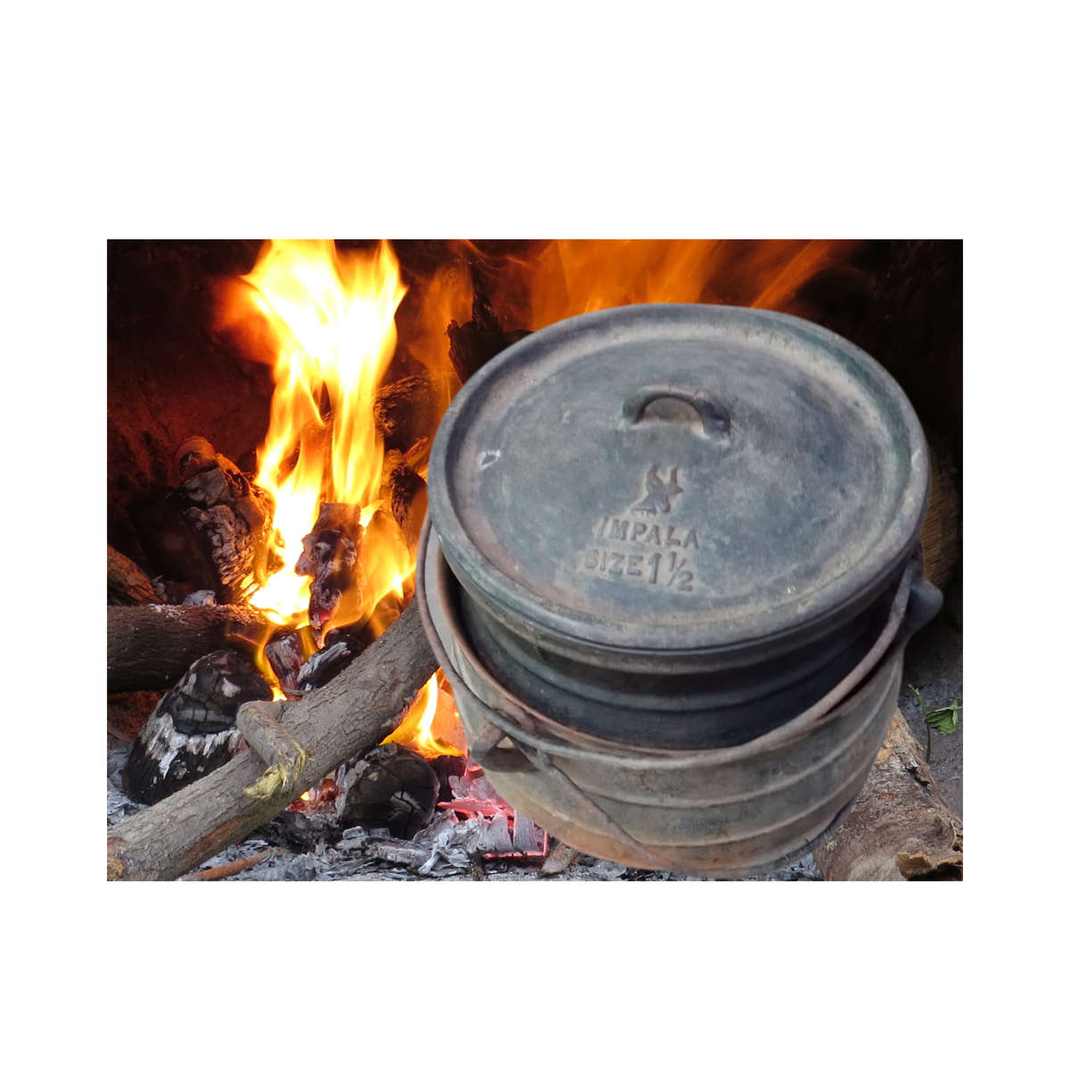 3 Potjie pots (Size 2 & 2xsize 1)