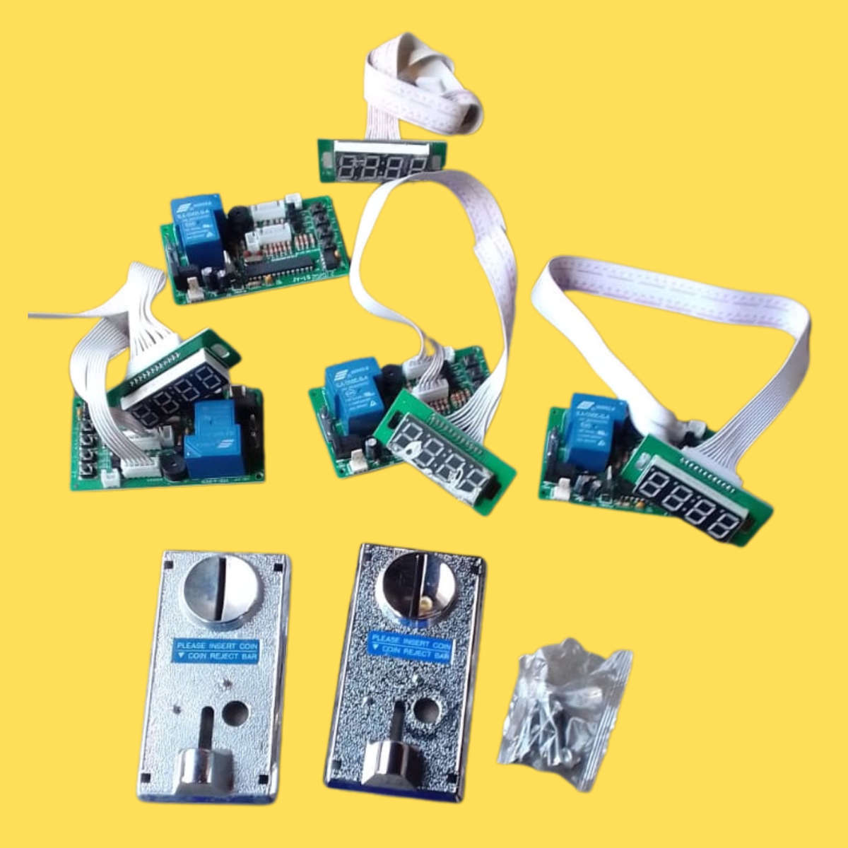 JY-15B Timer Boards,Arcade & Vending Machine Parts Bundle,Coin Mechs, Buttons & More!