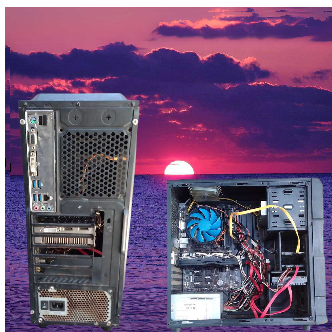 Gaming/Workstation PC i5-7500, RX 580 8GB, 12GB RAM, 256GB SSD + 750GB HDD, Win 11