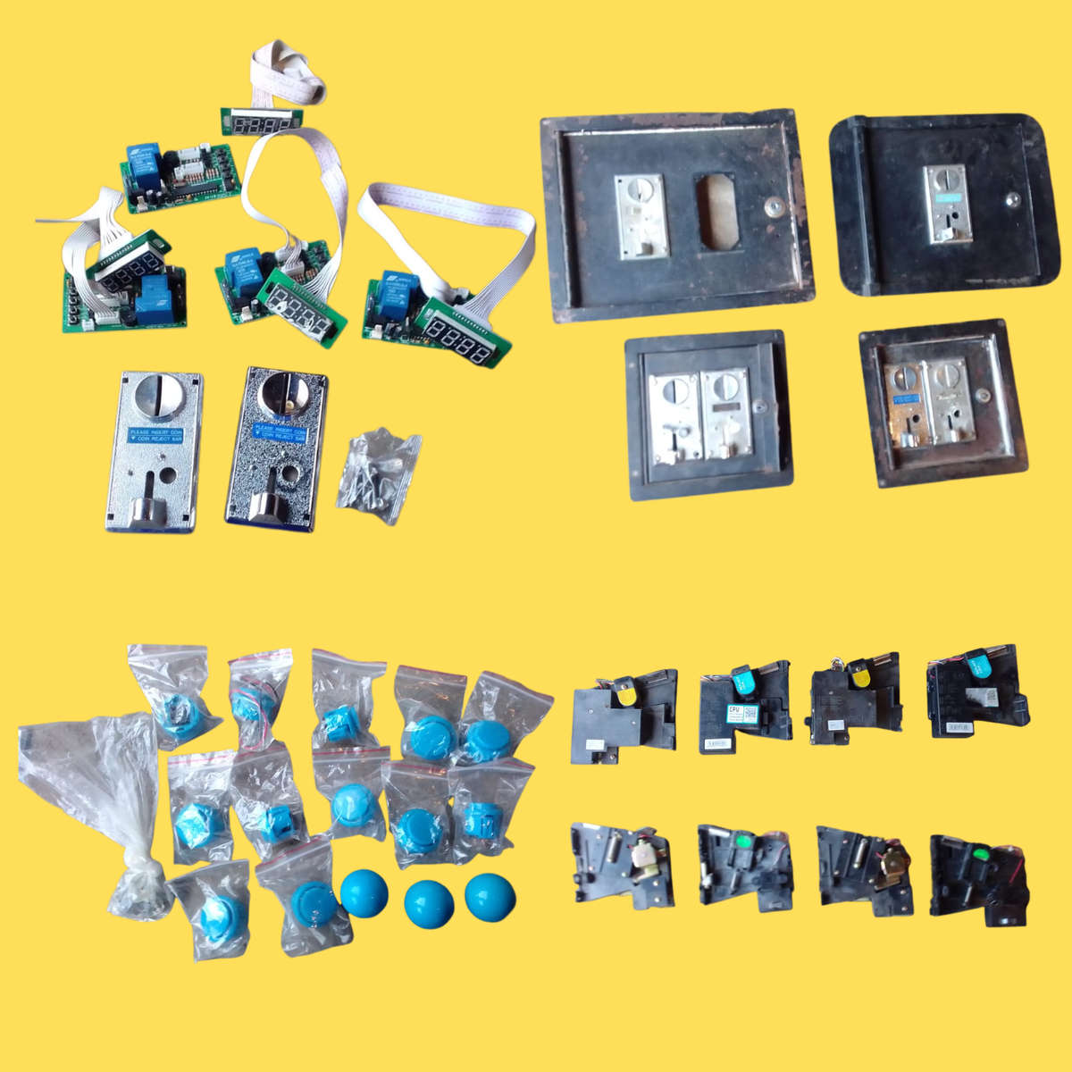 JY-15B Timer Boards,Arcade & Vending Machine Parts Bundle,Coin Mechs, Buttons & More!