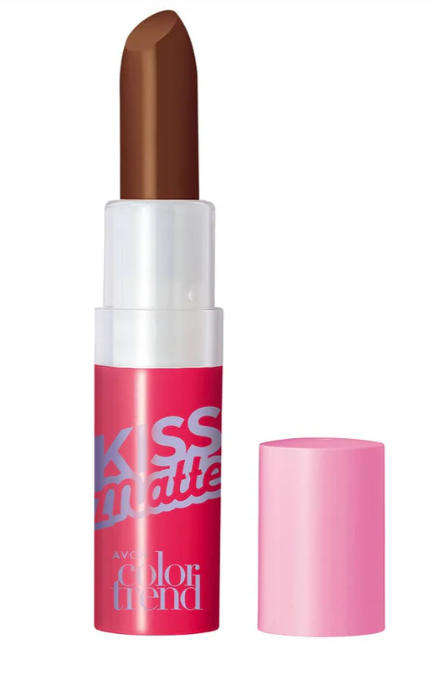 Avon Color Trend Kiss Matte Lipstick (Classic Brown)