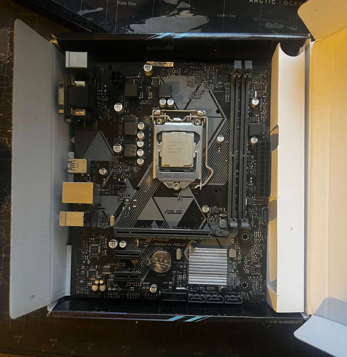 Motherboard and CPU